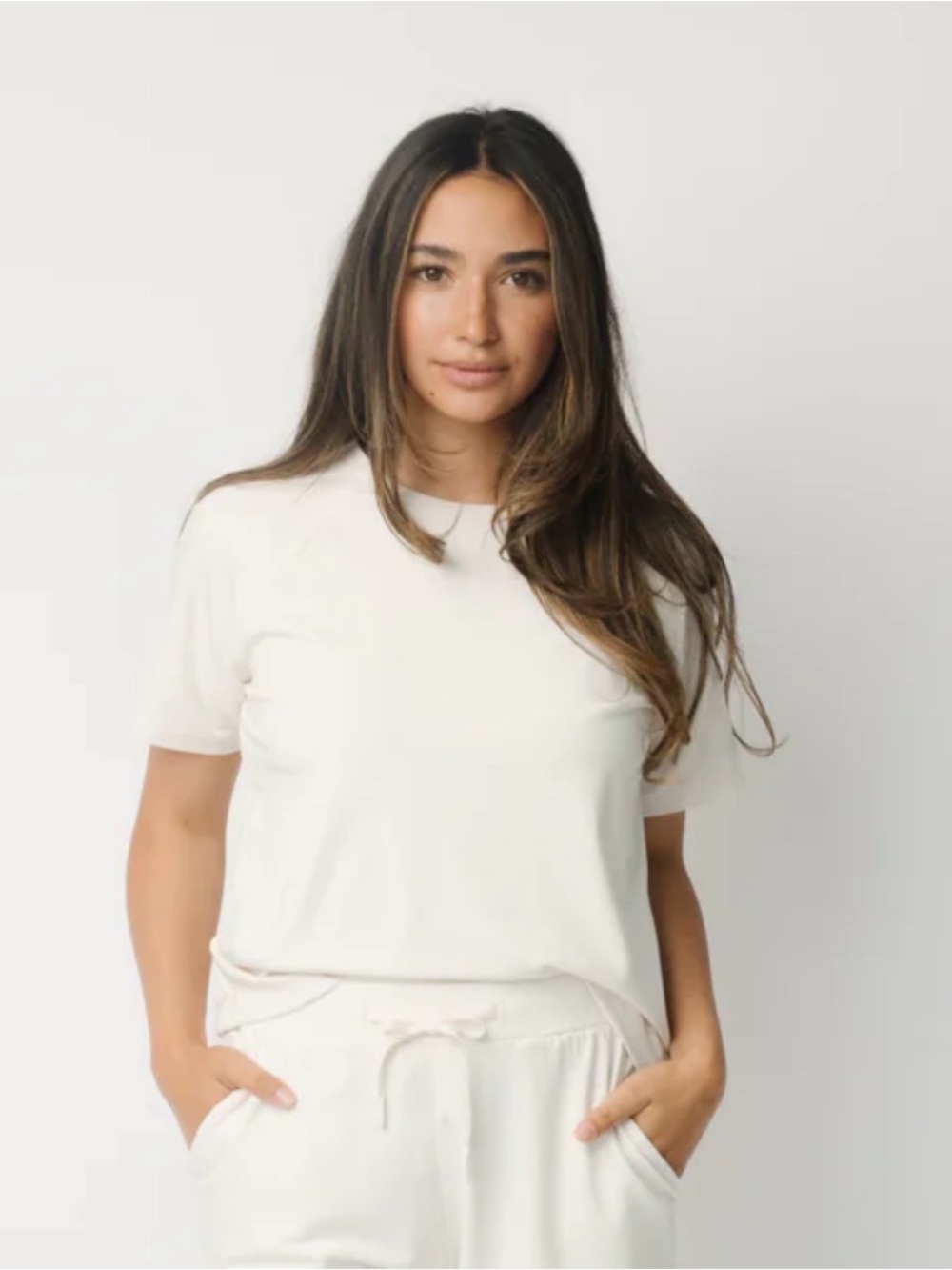 Cozy Earth Ultra Soft Raglan
Sleeve Bamboo Tee, M